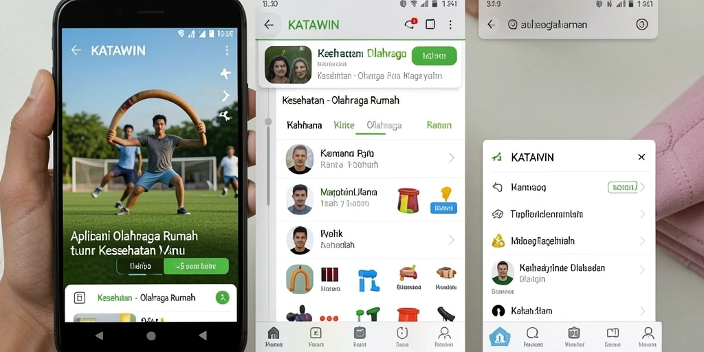 Tampilan antarmuka aplikasi KATAWIN yang intuitif dan mudah digunakan.
