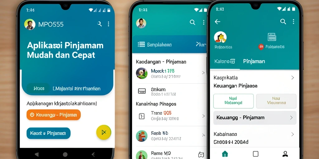 Tampilan antarmuka MPO555 yang sederhana dan mudah digunakan.