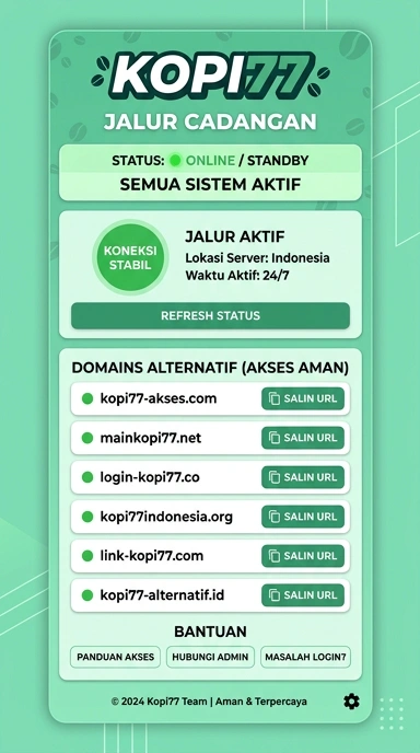Tampilan link alternatif kopi77